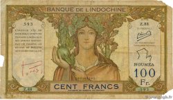 100 Francs NOUVELLE CALÉDONIE  1953 P.42c G