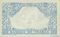 5 Francs BLEU FRANKREICH  1915 F.02.30 VZ