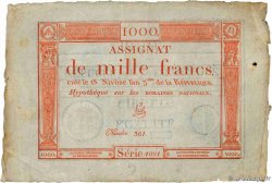 1000 Francs FRANCIA  1795 Ass.50a BC