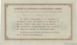 2 Francs Non émis FRANCE Regionalismus und verschiedenen Montluçon, Gannat 1917 JP.084.34var ST