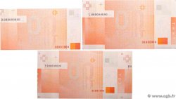 5, 50 et 500 Euros Test Note EUROPE  1997 P.- NEUF