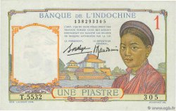 1 Piastre INDOCHINE FRANÇAISE  1936 P.054b