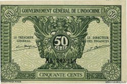 50 Cents INDOCINA FRANCESE  1942 P.091a