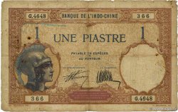 1 Piastre FRANZÖSISCHE-INDOCHINA  1927 P.048b SGE