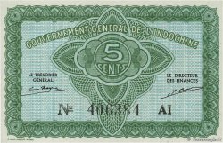 5 Cents FRENCH INDOCHINA  1942 P.088a UNC-