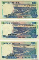 1000 Rupiah Lot INDONESIA  1980 P.119 UNC-