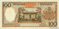 100 Rupiah INDONESIEN  1964 P.097b fST+