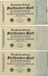 500 Mark Lot ALLEMAGNE  1922 P.074a