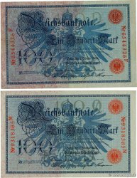 100 Mark Lot ALEMANIA  1908 P.033a