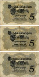 5 Mark Lot ALEMANIA  1914 P.047b BC