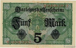 5 Mark GERMANY  1917 P.056b UNC-