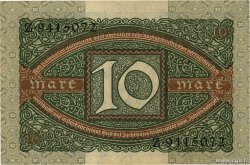 10 Mark GERMANY  1920 P.067a UNC-