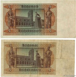 5 Reichsmark Lot GERMANY  1942 P.186a F