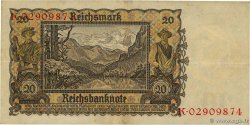 20 Reichsmark DEUTSCHLAND  1939 P.185 SS