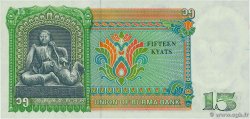 15 Kyats BIRMANIE  1986 P.62 NEUF