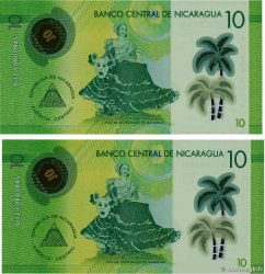 10 Cordobas Lot NICARAGUA  2014 P.209a UNC