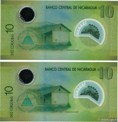 10 Cordobas Lot NICARAGUA  2007 P.201b UNC