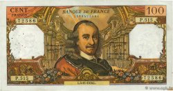 100 Francs CORNEILLE FRANCE  1970 F.65.33 VF