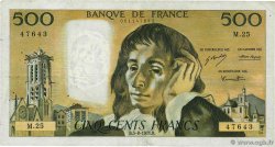 500 Francs PASCAL FRANCE  1971 F.71.06 TB