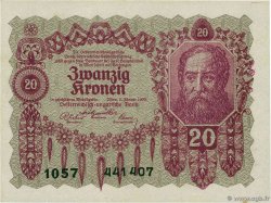 20 Kronen AUTRICHE  1922 P.076