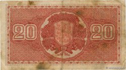 20 Markkaa FINLANDE  1922 P.063a TB