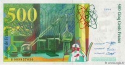 500 Francs PIERRE ET MARIE CURIE FRANCE  1994 F.76.01 SPL+