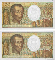 200 Francs MONTESQUIEU Modifié Lot FRANCE  1994 F.70/2.01 pr.NEUF