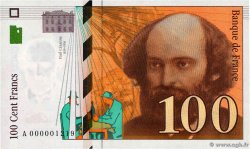 100 Francs CÉZANNE Petit numéro FRANCE 1997 F.74.01A