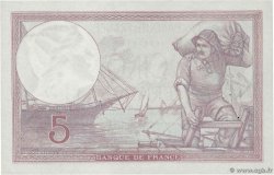 5 Francs FEMME CASQUÉE modifié FRANCE  1940 F.04.18 SUP