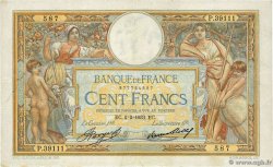 100 Francs LUC OLIVIER MERSON grands cartouches FRANKREICH  1933 F.24.12 fSS