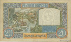 20 Francs TRAVAIL ET SCIENCE FRANCE  1939 F.12.01 TTB+