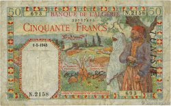 50 Francs TUNISIE  1945 P.12a B+