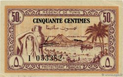 50 Centimes TUNISIE  1943 P.54 SUP+
