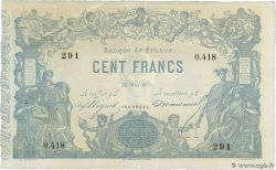 100 Francs type 1862 - Bleu à indices Noirs FRANCE  1872 F.A39.08 XF