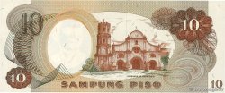 10 Piso Petit numéro PHILIPPINES  1969 P.144b UNC