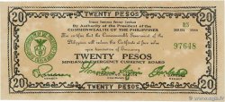 20 Pesos PHILIPPINEN  1944 PS.528c VZ+