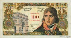 100 NF sur 10000 Francs BONAPARTE FRANCE  1958 F.55.01 TB+