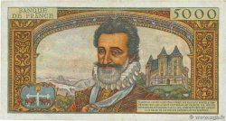 5000 Francs HENRI IV FRANCE  1958 F.49.06 F