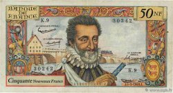 50 Nouveaux Francs HENRI IV FRANCE  1959 F.58.01 TB