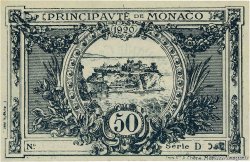 50 Centimes Spécimen MONACO  1920 P.03rs SPL