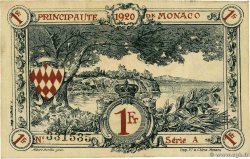 1 Franc MONACO  1920 P.05 TTB+