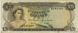 20 Dollars BAHAMAS  1968 P.31 BC