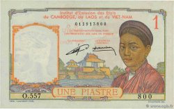 1 Piastre INDOCHINE FRANÇAISE  1953 P.092 SUP