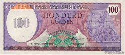 100 Gulden SURINAM  1985 P.128b FDC