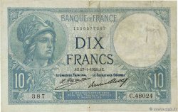 10 Francs MINERVE FRANKREICH  1928 F.06.13