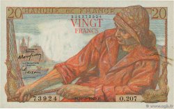 20 Francs PÊCHEUR FRANCIA  1949 F.13.14 MBC+