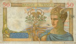 50 Francs CÉRÈS modifié FRANKREICH  1937 F.18.03 S