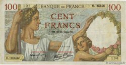 100 Francs SULLY FRANKREICH  1940 F.26.41