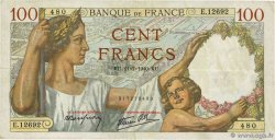 100 Francs SULLY FRANKREICH  1940 F.26.33