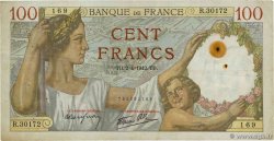 100 Francs SULLY FRANCE  1942 F.26.69